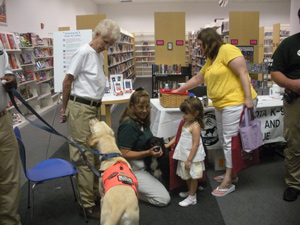 Members of the community meet the K-9 Rescue Unit